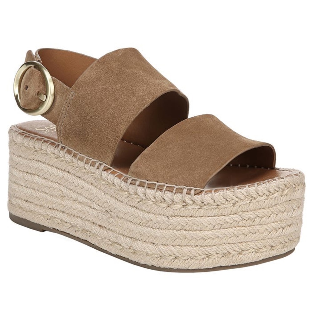 NWT Sarto Mariana Espadrille Wedge Sandal Size 9